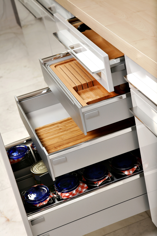 elegant kitchen drawers