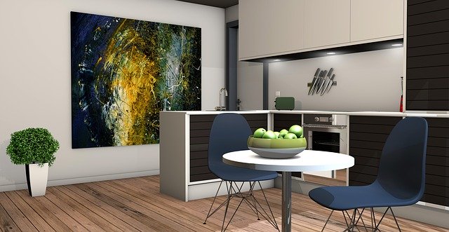 image of a minimalist kitchen design